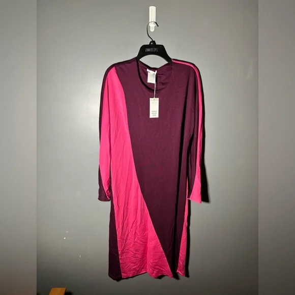 COS Paneled Jersey Maxi Dress Womens Size Large - Picture 2 of 5